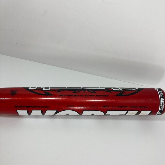 Worth Reload Advanced SBRLD 34” 27.5oz Slowpitch Softball Bat 2 1/4" ASA/USSSA - Picture 4 of 8